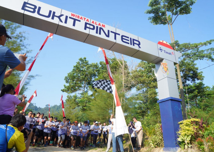 Dukung Wisata Bukit Pinteir, PT Timah Tbk Gelar ‘Timah Trail Run 2023’