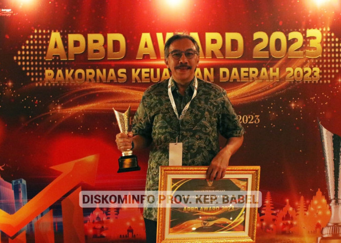 Pemprov. Kep. Bangka Belitung Sabet Penghargaan APBD Award 2023 dari Kemendagri