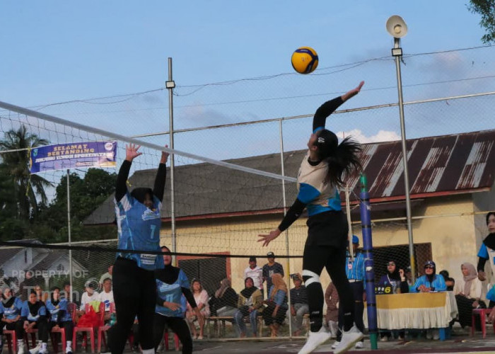 PT Timah Dukung Turnamen Bola Voli Putri Kades Cup I Desa Terong, Bangkitkan Semangat Olahraga Masyarakat