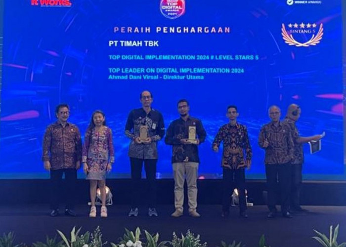 PT TIMAH Raih Dua penghargaan dalam Top Digital Awards 2024