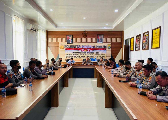 Polresta Pangkalpinang Terjunkan 109 Personel Amankan Nataru