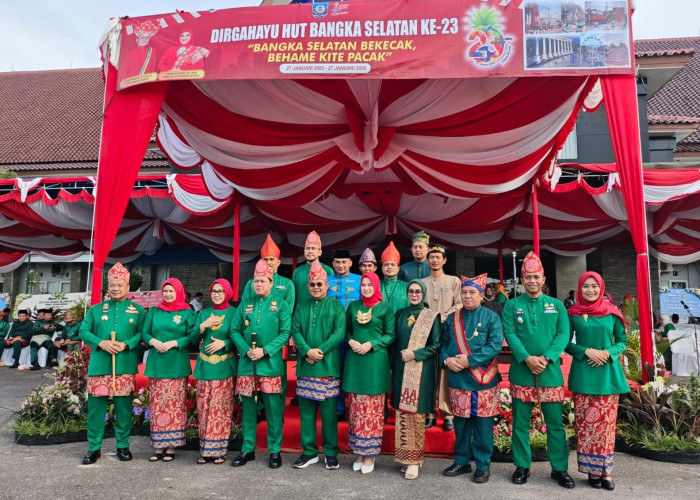 Apel Peringatan HUT ke 23 Bangka Selatan, Usung Tema Bekecak 