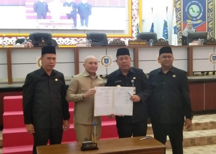Pertanggungjawaban APBD 2024 dan Penyampaian RKUA PPAS Perubahan 2025 Disahkan DPRD Babel 
