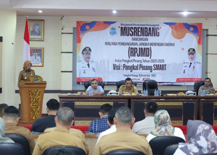 RPJMD Penting untuk Tingkatkan Kesejahteraan Masyarakat Pangkalpinang dan Capai Visi Provinsi