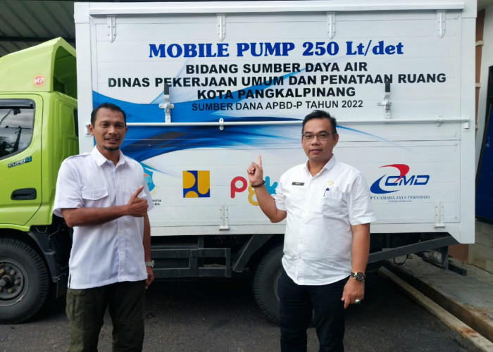Mobile Pump PUPR PGK Bakal Sedot Genangan Air 250 Liter Perdetik