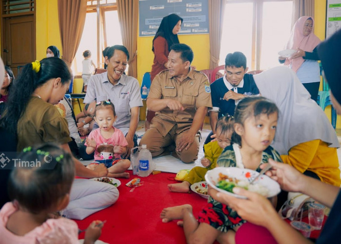 Generasi Emas Bebas Stunting, PT Timah Tbk Hadirkan Program Kemunting di Lingkar Tambang 