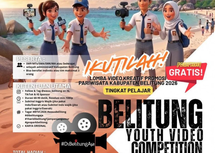 Lewat Belitung Youth Competition 2026, PT Timah Ajak Pelajar Promosikan Pesona Pulau Belitung