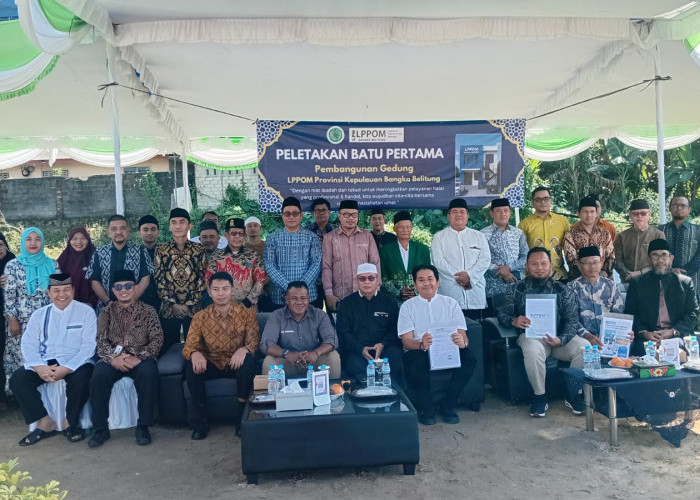 MUI Babel Ajak Semua Berkontribusi Dalam Percepatan Pembangunan Gedung LPPOM Babel 