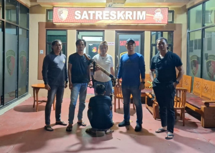 Seorang Pemuda di Toboali Tebas Tangan Pria Paruh Baya Hampir Putus, Pemicunya Cuma Soal Tatapan