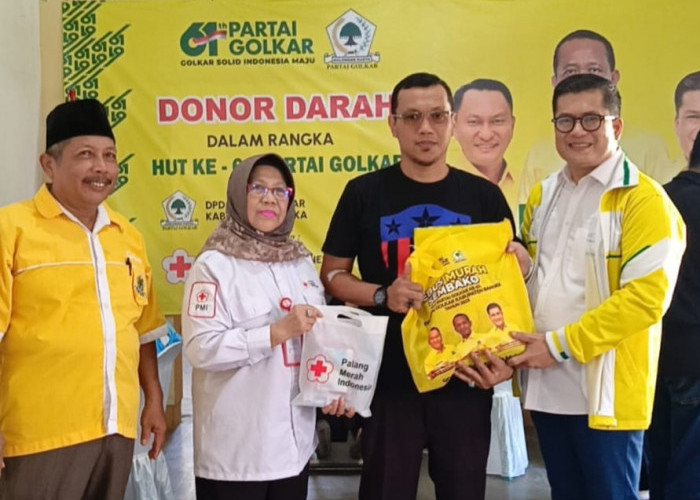 HUT ke-61, Golkar Bangka Gelar Aksi Sosial untuk Masyarakat