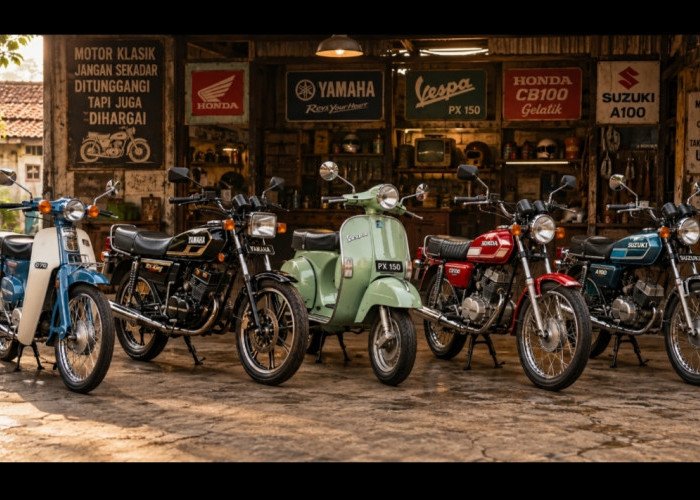 Cocok untuk Nostalgia di Jalanan, Ini 5 Motor Klasik yang Tetap Melegenda di Indonesia