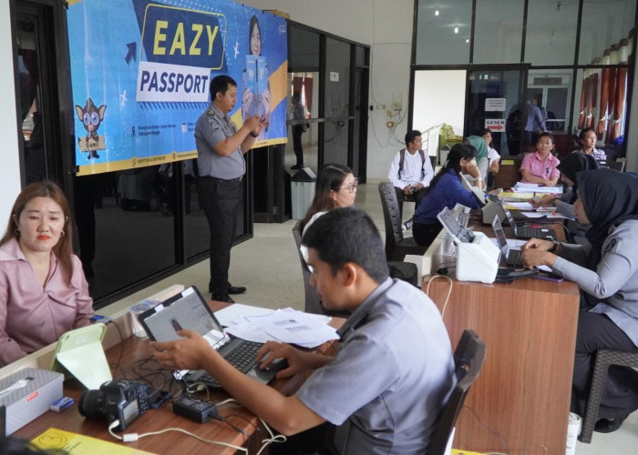 Imigrasi Pangkalpinang Gelar Eazy Paspor pada Peresmian Imigrasi Corner Kabupaten Bangka