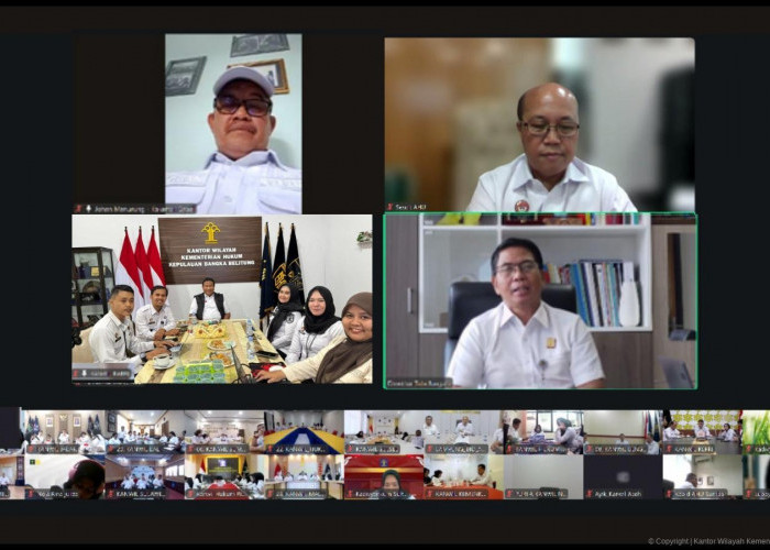 Pewarganegaraan , Kanwil Kemenkum Babel Ikuti Rapat Tindak Lanjut Pelaksanaan Layanan Pewarganegaraan 