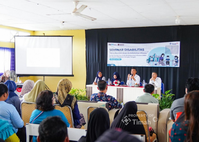 PT Timah Gelar Seminar Mensukseskan Anak Berkebutuhan Khsusus Bagi Orang Tua Siswa SLBN Koba