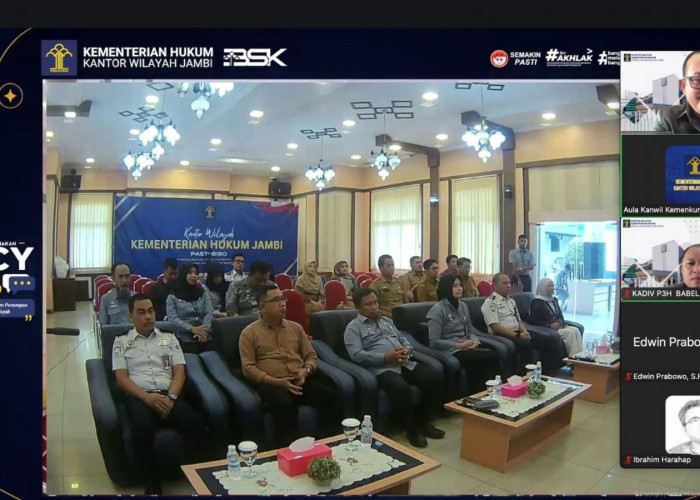 Kanwil Kemenkum Babel Ikuti Policy Talks 