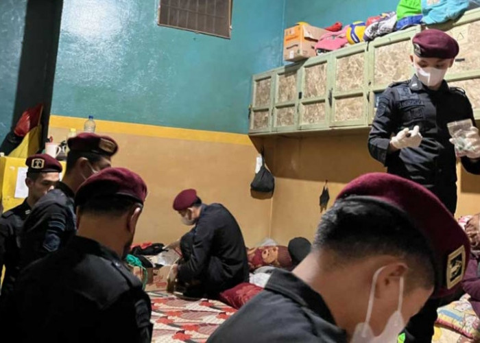 Lapas Tanjungpandan Razia Seluruh Blok Tahanan, Perketat Keamanan Jelang Natal dan Tahun Baru