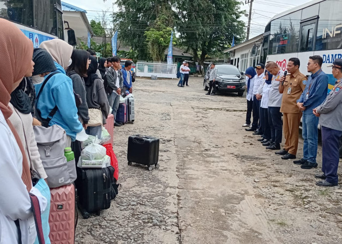 53 Mahasiswa Babel di Palembang Mudik Gratis Bersama BSB