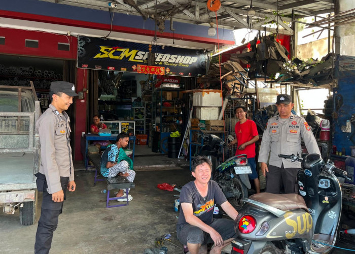 Polsek Gerunggang Bergerak Cepat Tindaklanjuti Arahan Kapolda, Imbau Bengkel Stop Pasang Knalpot Brong