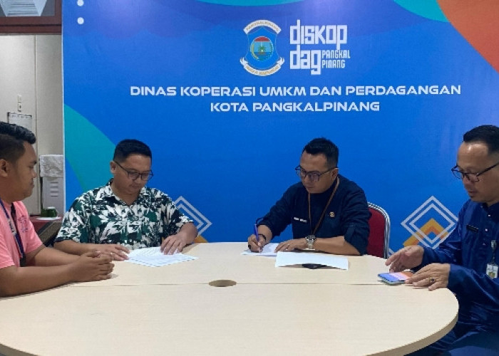 Honda Babel Tanda Tangani MoU dengan Dinas Koperasi UMKM dan Perdagangan Kota Pangkalpinang