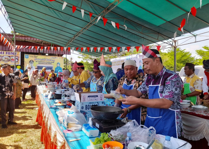 Heboh, Kepala OPD Bangka Tengah Turun Tangan Masak Lempah Kuning Ikan