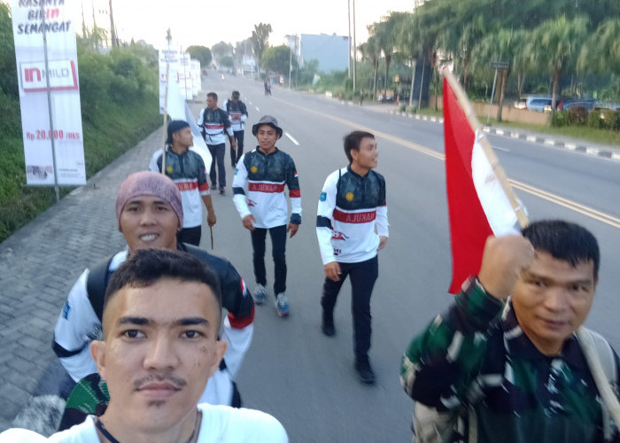 Hebat Nih! Lolos Paskibraka Nasional, Jalan Kaki Pangkalpinang - Koba