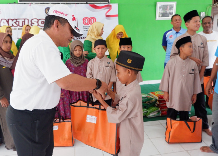 Lapas Narkotika Pangkalpinang Ikut Aksi Nyata Salurkan Bakti Sosial Sambut HUT ke-80 RI