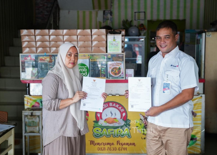 Fasilitasi Sertifikasi Halal, PT Timah Bantu UMKM Nasi Bakar Safira Tingkatkan Kepercayaan Konsumen