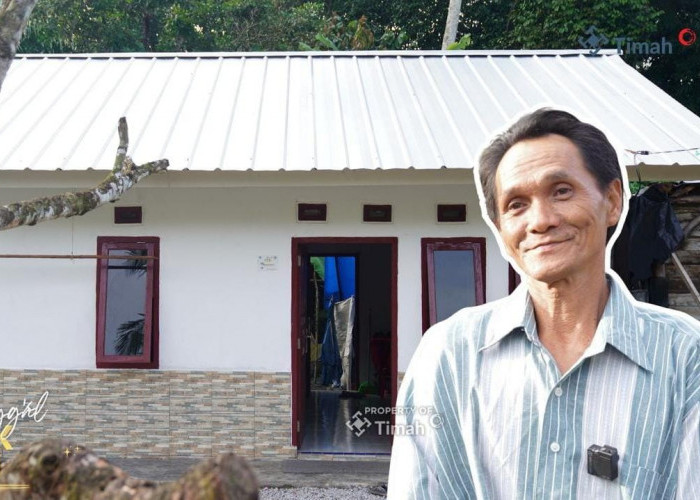 PT Timah Bangun Rumah Layak Huni untuk Warga Bangka, Suparjan Tak Khawatir Lagi Rumahnya Akan Roboh