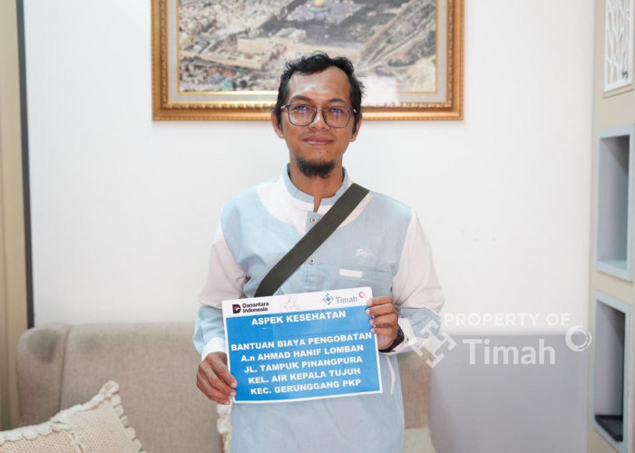 Dukungan PT Timah Kuatkan Perjuangan Keluarga Ahmad Hanif Jalani Pengobatan