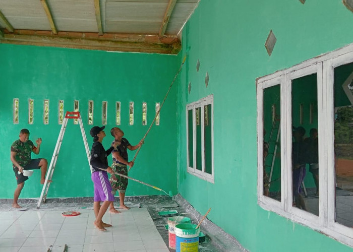 Progres TMMD Desa Tepus Meningkat, Pekerjaan Fisik Sudah 80 Persen