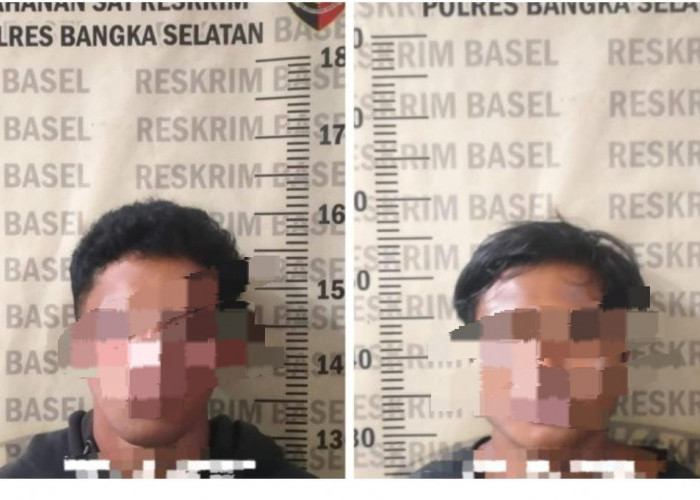 Bobol Tangki Dua Kali, Kurang dari Sebulan Dua Pemuda di Toboali Diciduk TIM URC Resmob Basel 