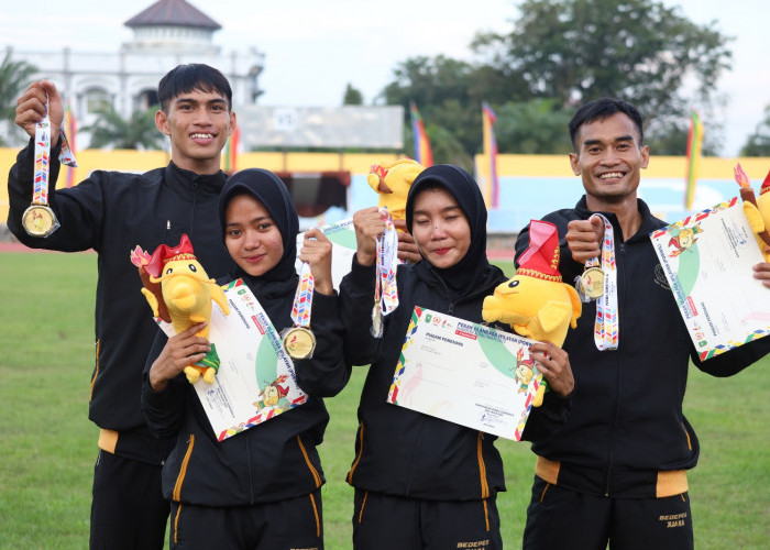 Congrats... Atletik Babel Pastikan Juara Umum Porwil XI Sumatera