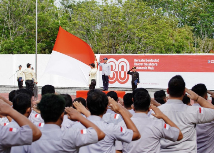 Peringati HUT ke-80 RI, PT Timah Gelar Upacara di Pabrik dan Kantor Pusat