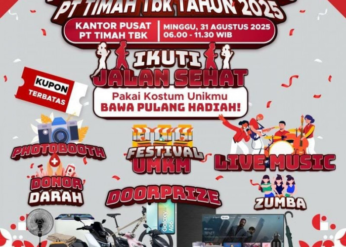 Pekan Sehat PT Timah Bakal Digelar di Pangkalpinang, Ini Rangkaian Kegiatan yang Akan Dilaksanakan 