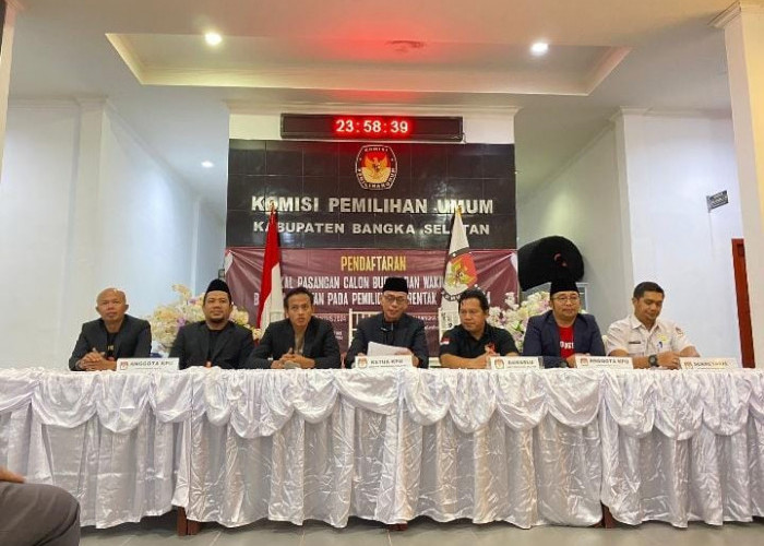 Baru Satu Pasangan yang Mendaftar, KPU Basel Perpanjang Masa Pendaftaran Cakada 3 Hari 