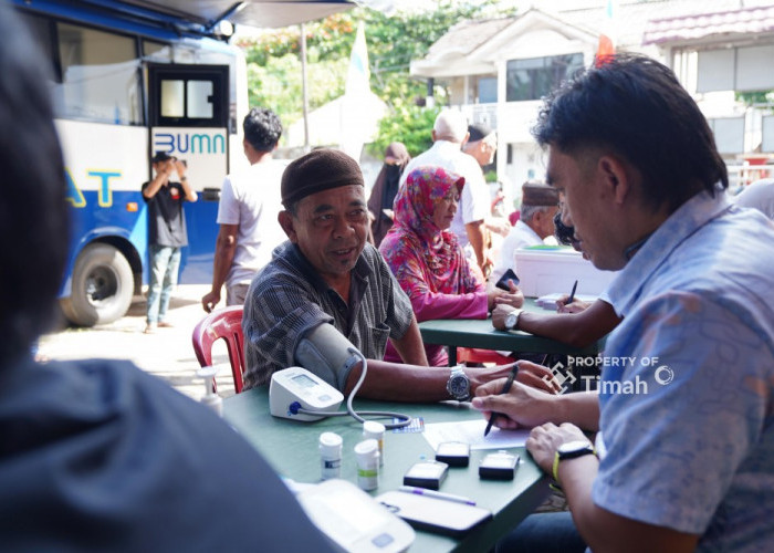 Hadirkan Layanan Kesehatan Gratis, Warga Tanjung Ketapang Berharap Mobil Sehat PT Timah Bisa Datang Kembali   