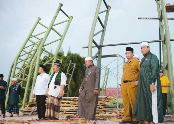 Ulama se-PGK Cek Pembangunan Masjid Kubah Timah, Molen: Dukungan Tuntaskan Pembangunan