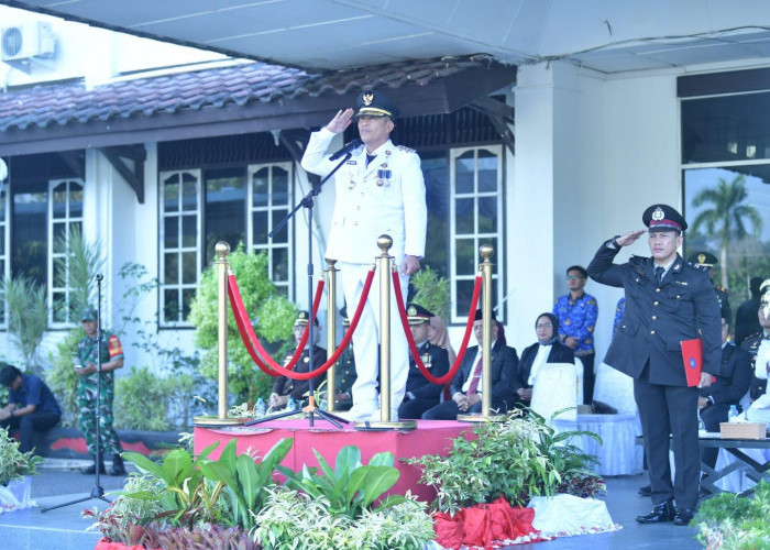 Pimpin Upacara Peringatan, Bupati Fery Ingatkan Makna Pancasila