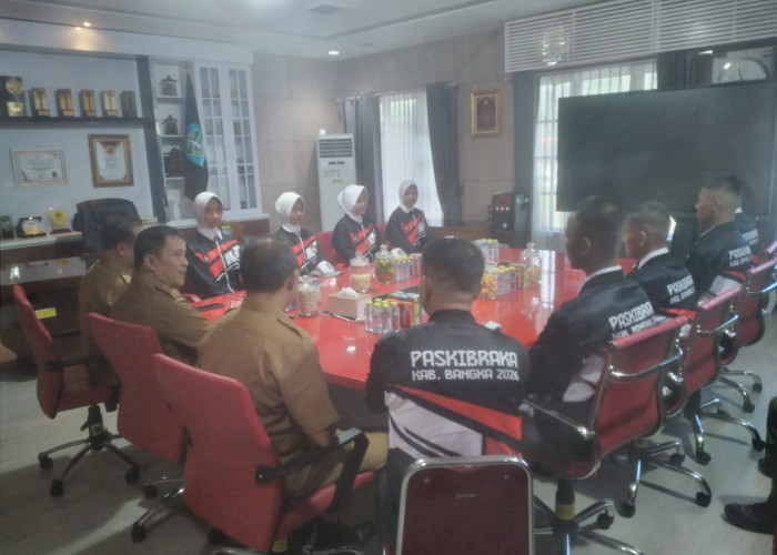 Dilepas Bupati Fery, 8 Paskibraka Bangka Siap Berjuang Lolos ke Tingkat Provinsi & Nasional