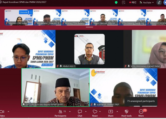 Ombudsman Babel Dorong Transparansi dan Pencegahan Gratifikasi SPMB dan PMBM