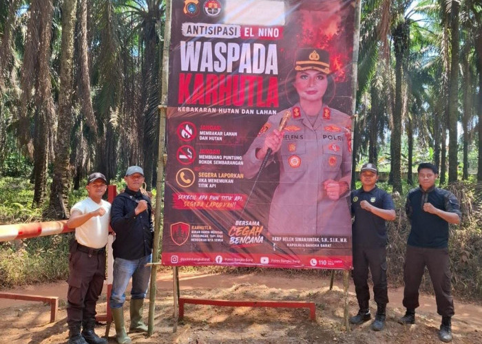 Cegah Karhutla, Polres Bangka Barat Ingatkan Perusahaan Sawit