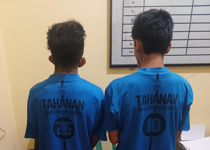Sat Resnarkoba Polres Basel Tangkap Dua Warga Toboali, 2,31 gram Sabu Jadi Barbuk 