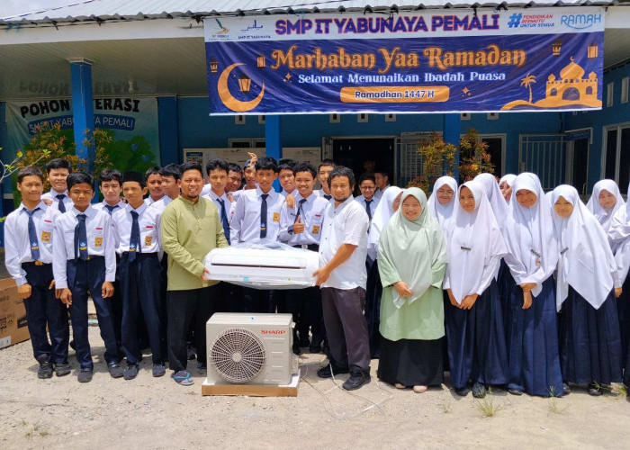 Ramadan Penuh Berkah: Anggota DPRD Bangka Yus Rizal Salurkan Bantuan AC dan Pompa Air untuk Lembaga Pendidikan