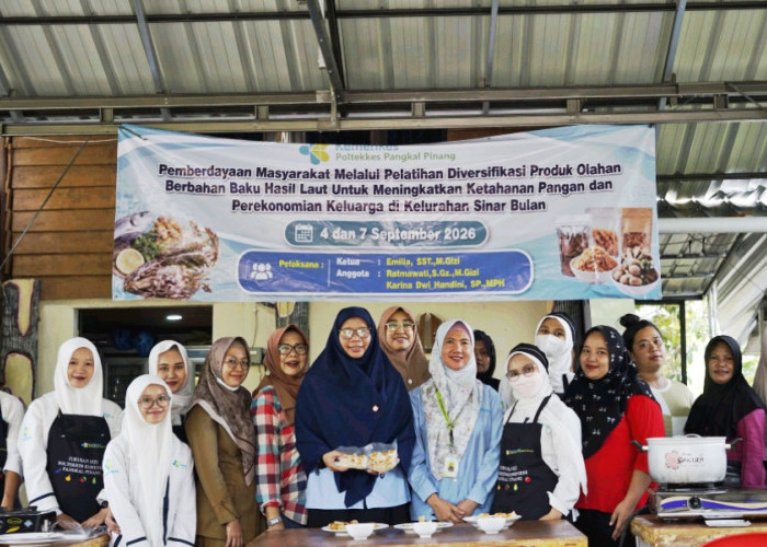 Dosen Prodi DIII Gizi Poltekkes Kemenkes Pangkal Pinang Dorong Ketahanan Pangan dan Ekonomi Keluarga 