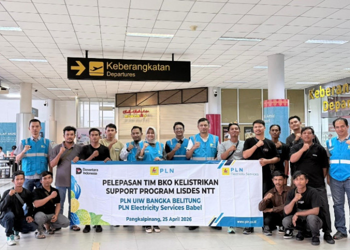 Akselerasi Pemerataan Akses Listrik Nasional, PLN Babel Terjunkan 10 Personel BKO ke Pelosok NTT