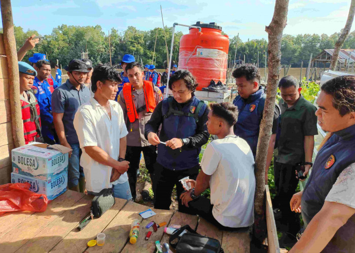 Masih Beroperasi, Polres Bangka Kembali Tertibkan Tambang Ilegal di DAS Jada Bahrin