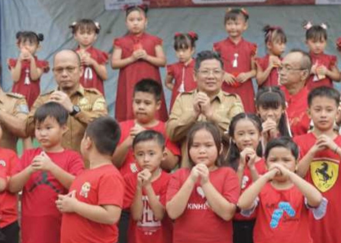 Harmoni di Desa Trubus, Perayaan Imlek 2577 Kongzili Jadi Simbol Eratnya Toleransi di Bangka Tengah