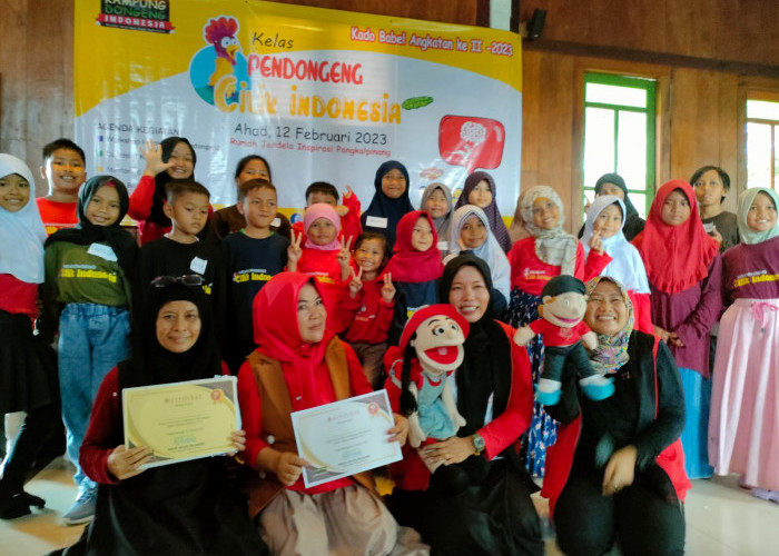 Kampung Dongeng Babel Sukses Gelar Kelas Pendongeng Cilik Angkatan II