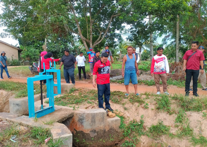 Petani Rias Keluhkan Bantalan Air Embung Yamin, Riza Pantau Langsung ke lapangan, Begini Katanya