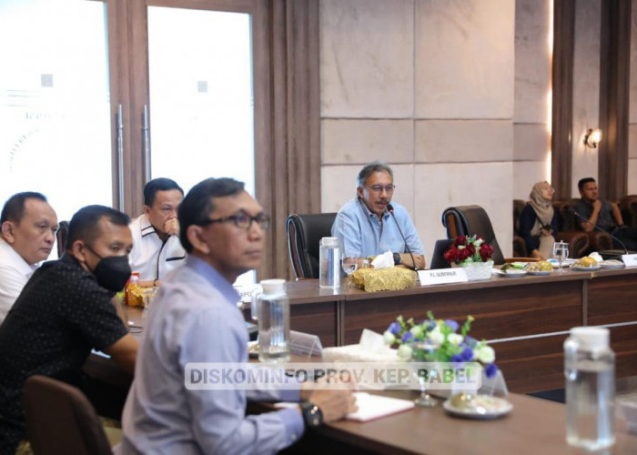 Bicarakan Tambang Timah, Pj Gubernur Ridwan Djamaluddin Ajak Duduk Bersama Semua Pihak 